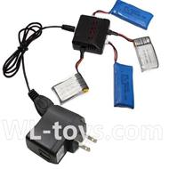 SYMA X2 X2A RC Quadrocopter parts-17 upgrade 1-to-4 charger & balance-charger & USB-to-Socket conversion plug(Not include the 4 battery)