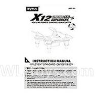 SYMA X12 RC Quadrocopter parts-15 Manual