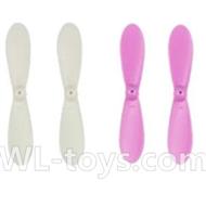 UDI U939 RC Quadcopter parts-06 Main rotor blades(4pcs-2X Pink & 2X White)