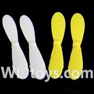 UDI U939 RC Quadcopter parts-08 Main rotor blades(4pcs-2X Yellow & 2X White)