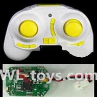 UDI U939 RC Quadcopter parts-13 Transmitter-Yellow & Circuit board