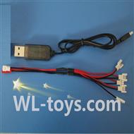 UDI U939 RC Quadcopter parts-29 USB & 1-to-5 Cable (Not include the 5 battery)
