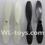 UDI U941 RC Quadcopter parts-11 Main rotor blades(4pcs-2X White & 2X Black)