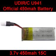 UDI U941 RC Quadcopter parts-16 Official 3.7v 450mah battery