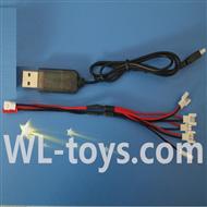 UDI U941 RC Quadcopter parts-36 USB & 1-to-5 Cable (Not include the 5 battery)