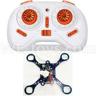 NiHui U107 U207 RC Quadrocopter Parts-11 Transmitter(White) & Circuit baord