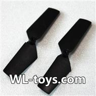 NiHui H377 RC Helicopter Parts-04 Official Tail blade(2pcs)-Black