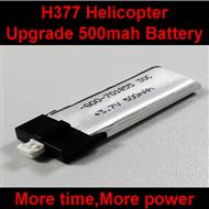 NiHui H377 Parts-07 Upgrade 3.7v 500mah 30C battery for NiHui H377 helicopter