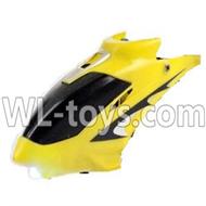 Foda F307 F307C F307H F307L RC helicopter parts-02 Head cover(Yellow)