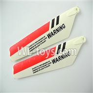 Foda F307 F307C F307H F307L RC helicopter parts-04 Upper main blades(2pcs)-Red