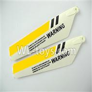 Foda F307 F307C F307H F307L RC helicopter parts-09 Upper main blades(2pcs)-Yellow