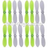 WLtoys V646 RC Quadcopter WL V646 parts-26 Upgrade-Blades(8x Green & 8x White)