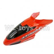 MingJi 604 rc helicopter parts ,FODA F338 helicopter parts-02 Head cover(Red)