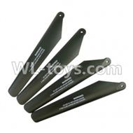 MingJi 604 rc helicopter parts ,FODA F338 helicopter parts-03 Main blades(4pcs-2A+2B)