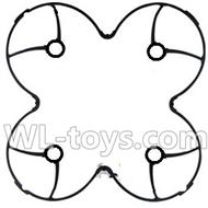 Double horse 9136 RC Quadcopter parts DH 9136 parts-06 Outer protect frame-Black