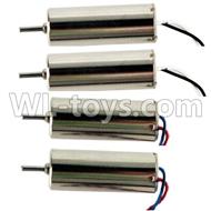 Double Horse 9137 RC Quadcopter parts, DH 9137 parts-11 rotating Motor(2pcs) & Reversing-rotating Motor(2pcs)
