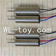 Skytech M62 RC Quadcopter Parts-06 Main motor with Red and blue wrie(2pcs) & Main motor with White and Black wrie(2pcs)