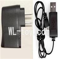 Skytech M62 RC Quadcopter Parts-14 Straight conversion socket plug & USB Charge Cable