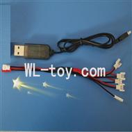 Skytech M62 RC Quadcopter Parts-19 USB & 1-to-5 Cable (Not include the 5 battery)