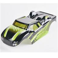HaiBoXing 2128 Parts-34 28B02 Buggy Body Shell,Car shell-Green,HBX 2118 Car Parts,HaiBoXing 1:24 2128 RC Truck Spare parts Accessories,HBX 1/24 2128 4WD High Speed Buggy Parts