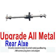 WPL B-14 B14 Upgrade All Metal Rear axle shaft(Directlry install,Include the shaft,metal gear,Bearing)