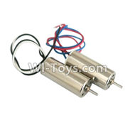 Eachine CG032 Parts-10 rotating Motor with red and blue wire(1pcs-CW) & Reversing-rotating Motor with black and white wire(1pcs-CCW),Eachine CG032 RC Quadcopter parts,CG032 RC Drone Spare parts Accessories