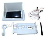 CG035 Parts-19 720P FPV Real Time Aerial camera components(Include Receicing LCD display,720P Camera unit with damping cradle head,Antena and Support frame),Eachine CG035 RC Quadcopter Drone Spare Parts Accessories,Eachine CG035 Replacement Accessories