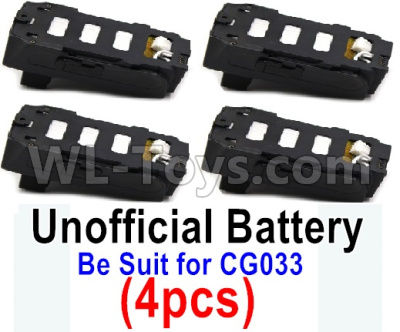 AoSenMa CG033 Battery(4pcs)-Unofficial-Can perfect match the CG033 Drone,AoSenMa CG033 Parts