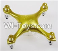 Eachine CG022 Parts-02 Upper and bottom shell cover-Yellow,Eachine CG022 RC Quadcopter parts,CG022 RC Drone Spare parts Accessories