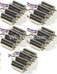 Eachine CG022 Parts-11 Rotating Motor with red and blue wire(10pcs-CW) & Reversing-rotating Motor with black and white wire(10pcs-CCW),Eachine CG022 RC Quadcopter parts,CG022 RC Drone Spare parts Accessories