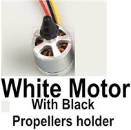 BaYang Toys X16 Parts-14 Black Color Brushless Motor(CCW)-with Silver Propellers holder-1pcs,Rotating Brushless Motor(CW)-1pcs,BaYang X16 RC Quadcopter Drone Spare Parts,BaYang Toys X16 Accessoriess Replacement