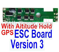 BaYang Toys X16 Parts-35-03 ESC Board-With Altitude Hold(1pcs)-(Version 3),BaYang X16 RC Quadcopter Drone Spare Parts,BaYang Toys X16 Accessoriess Replacement