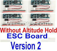 BaYang Toys X16 Parts-36-02 ESC Board-Without Altitude Hold(4pcs)-(Version 2) & Wire(12pcs),BaYang X16 RC Quadcopter Drone Spare Parts,BaYang Toys X16 Accessoriess Replacement