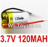 3.7V Battery 01 3.7V 120MAH 15C Battery with Two Wire-651522,Size:22X15X6.5mm,Weight:3.53g,be suit for RC Quadcoter,Drone,RC Helicopter,RC Car,RC Boat,Tank etc.