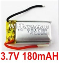 3.7V Battery 03-01 3.7V 180MAH 15C Battery with Two wire-651730,Size:30X17X6.5mm,Weight:5.5g,be suit for RC Quadcoter,Drone,RC Helicopter,RC Car,RC Boat,Tank etc.