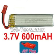3.7V Battery 15-01 3.7v 600mah 15C Battery with Red JST Plug-751862,721860-Version 2,Size:460X18X7.2mm,Weight:16.7g,be suit for RC Quadcoter,Drone,RC Helicopter,RC Car,RC Boat,Tank etc.