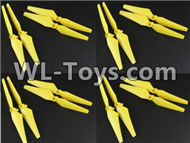 BoMing M50 Spare Parts-01-02 Main rotor blades,Propellers(16pcs)Bo Ming BoMing M50 RC Quadcopter Drone Spare Parts Replacement Accessories M50