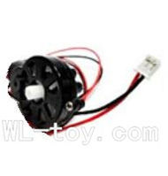 BoRong 6801 RC Helicopter parts, BR6801-parts-29 Tail cover with tail motor