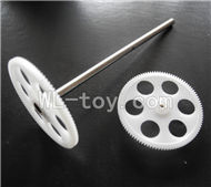 BoRong 6806 RC Helicopter model BR6806-parts-16 Upper amin gear with hollow pipe & Lower main gear