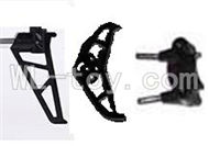 BoRong 6806 RC Helicopter model BR6806-parts-38 Horizontal and verticall wing with fixtures