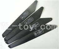 Borong BR 6808 RC Helicopter model BR6808-parts-03 Main blades(4pcs-2A+2B)