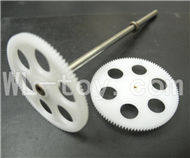 Borong BR 6808 RC Helicopter model BR6808-parts-11 Upper main gear with hollow pipe & Lower main gear