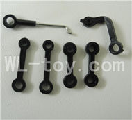 Borong BR 6808 RC Helicopter model BR6808-parts-16 Long connect buckle(2pcs)& Short connec buckle(2pcs) & Servo connct buckle(1pcs) & 7-Shape buckle(1pcs)