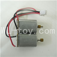 Borong BR 6808 RC Helicopter model BR6808-parts-27 Main motor with long shaft and gear & Main motor with short shaft and gear