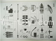 Borong BR 6808 RC Helicopter model BR6808-parts-35 Manual