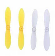 Cheerson CX-10 parts-28 CX-10-Upgrade-Blades(2x Yellow & 2x Red),,Cheerson CX-10 RC Drone Quadcopter Spare parts,CX-10 Mini Quadcopter Aircraft accessories