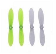Cheerson CX-10 parts-29 CX-10-Upgrade-Blades(2x Green & 2x White),,Cheerson CX-10 RC Drone Quadcopter Spare parts,CX-10 Mini Quadcopter Aircraft accessories