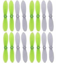 Cheerson CX-10 Parts-31 CX-10-Upgrade-Blades(8x Green & 8x White)