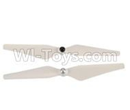 Cheerson CX-22 Parts-04-01 Propellers,Main rotor blades(2pcs-1X CW,1X CCW)-White,Cheerson CX-22 RC Drone Quadcopter Spare parts,5.8G real-time image transmission aerial aircraft accessories