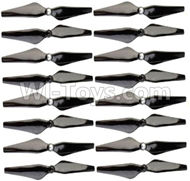 Cheerson CX-22 Parts-05-03 Propellers,Main rotor blades(16pcs-8X CW,8X CCW)-Black,Cheerson CX-22 RC Drone Quadcopter Spare parts,5.8G real-time image transmission aerial aircraft accessories